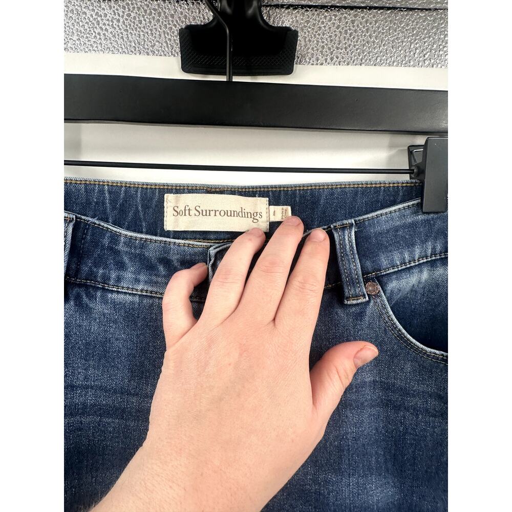 Soft Surrounding Medium Wash Straight Skinny Leg … - image 2